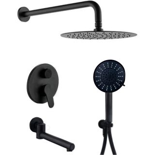 Душевой комплект ALMAes Ruver TVZ-8830 чёрный